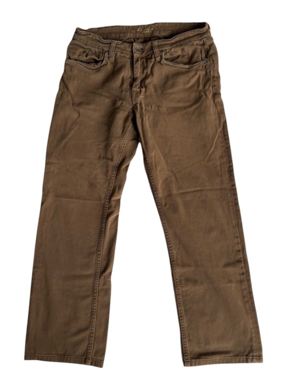 Robert Graham Jeans Men’s Tan Brown Straight Leg Slim Fit Pants Size 32